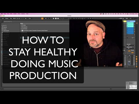 Stay healthy doing music production with Ableton Live - free Max for Live device