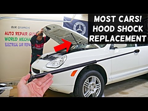 How To Replace Hood Strut Support on a Car