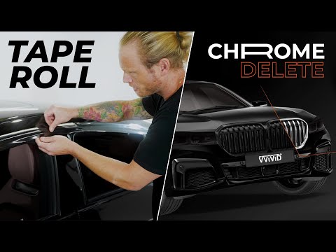 Vinyl Tape Rolls for Chrome Delete | VViViD Vinyl