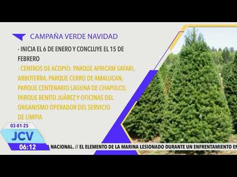 Campaña  verde navidad || Noticias con Juan Carlos Valerio