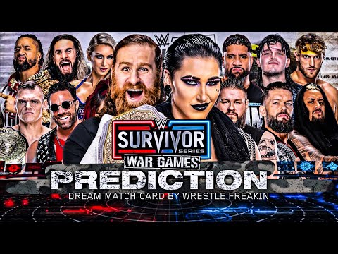 WWE Survivor Series War Games 2023 - Match Card Prediction HD | Wrestle Freakin