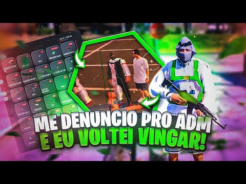 FUI ACUSANDO SEM PROVAS ADM MENTIROSO ME DESAFIOU COM MOD MENU GTA RP