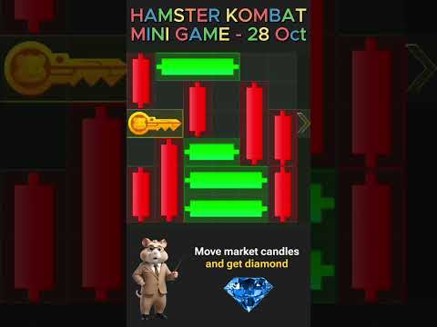 Hamster Kombat New Season Mini Game Solution 28 October 2024  #hamsterkombat #puzzle