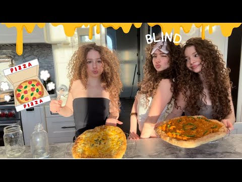 TRIPLET BLINDFOLDED COOKING CHALLENGE *chaotic*