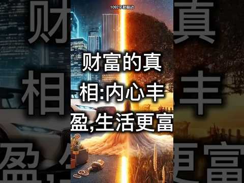 财富的真相：内心丰盈，生活更富有