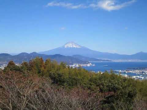 日本平展望台からの富士山