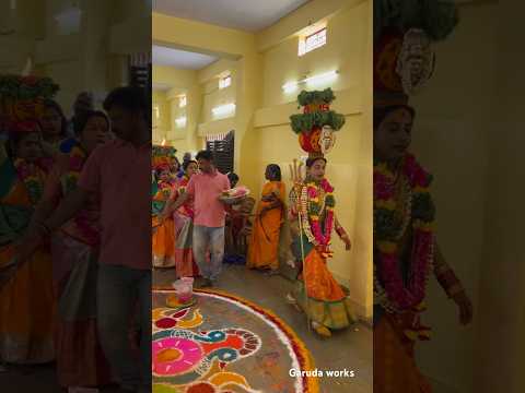 Bonam Rakesh Anna at Yellamma Bonalu 2024 – Hyderabad's Tradition! #Shorts