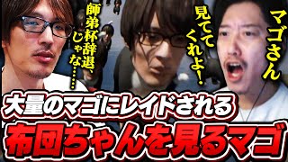 大量のマゴにレイドされ発狂する布団ちゃんを見て爆笑するマゴ【マチャーオ】