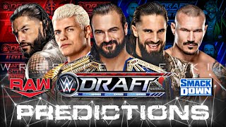 WWE Draft Dream Picks Prediction 2022 | Wrestle Freakin