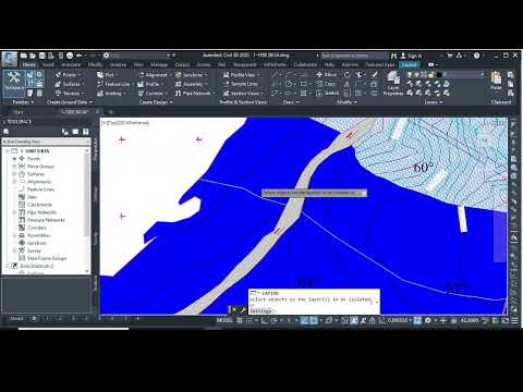 CIVIL3D & HECRAS  | DETERMINE WATER LEVEL for Q40,50 yrs& 100 yrs time period | Kathmandu University