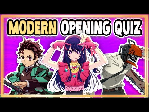 MODERN OPENING QUIZ [Super Easy - Super Hard] | 50 Openings