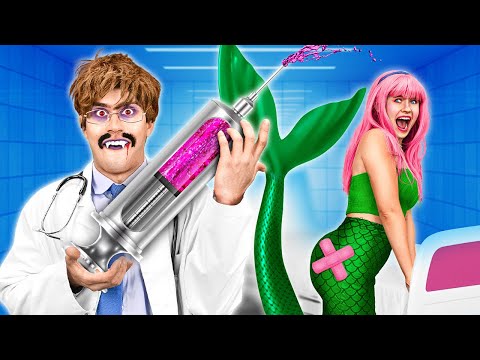 Mermaids Surviving World’s Worst Hospital! Vampires VS Mermaids