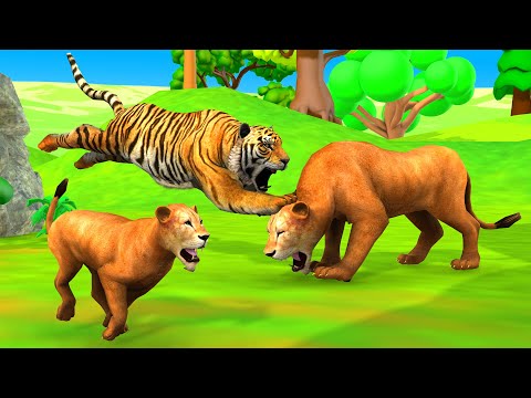 शेरनी और बाघ की लड़ाई माँ से छुपा बेटे की मौत की राज Sher aur Bagh Ki Kahani Lioness vs Tiger Fight