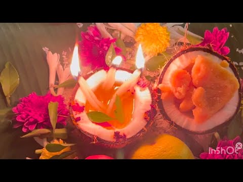 தேங்காய் தீபம்/Nariyal Deepam#divine #diy #spritual #happinessishandmade #Karthigai Diya 🪔 #easy