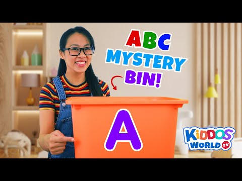 Learning The English Alphabet Mystery Bin - Teaching ABC Letters to Kiddos