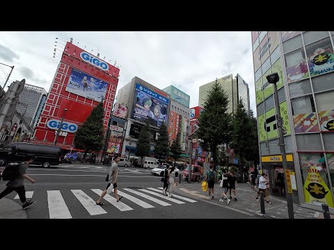 【東京編】秋葉原駅から始まる散歩：４K Japan Akihabara