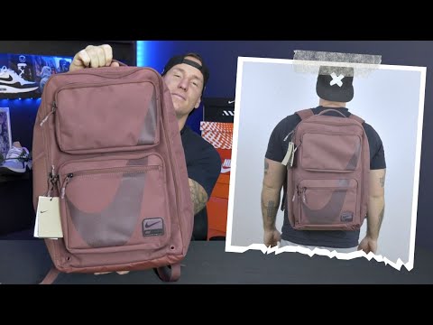 Unboxing/Reviewing The Nike Utility Speed 2.0 Red Sepia/Black Backpack (On Body)