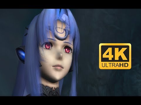 Xenosaga III KOS-MOS vs. T-elos 4k (Remastered with Machine Learning AI)