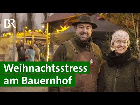 Landwirte im Weihnachtsstress: Von Gänsen, Christbäumen und Hofweihnacht | Unser Land | BR