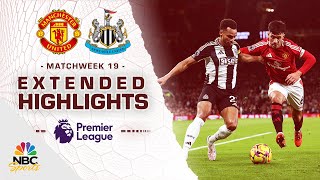 Manchester United v. Newcastle United | PREMIER LEAGUE HIGHLIGHTS | 12/30/2024 | NBC Sports