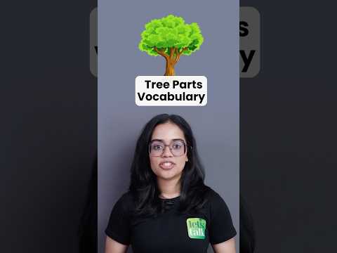 🌳Tree Parts Vocabulary | Daily Use English Words - English Speaking Practice #learnenglish #ananya