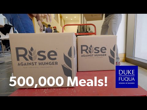 Fuqua Friday with Rise Against Hunger