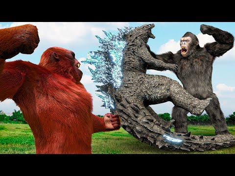 Best Action Movies Dinosaur (2024) | T-rex Attack #717 | Jurassic Park 7 | Dinosaur | King Kong