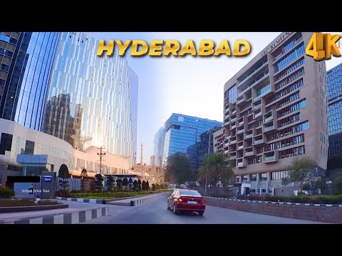 Hyderabad City Tour | Hanging Bridge | Knowledge City- Sattva IT Park |  INDIA - 4K