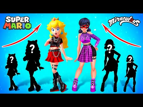 Princess Peach and Labybug Glow Up Into Bad Girl!