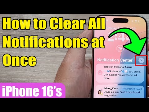 🔔How to Clear All Notifications at Once on iPhone 16/16 Pro Max