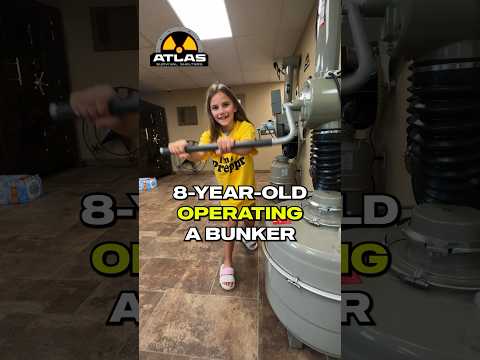 8-Year-Old operates a bunker!