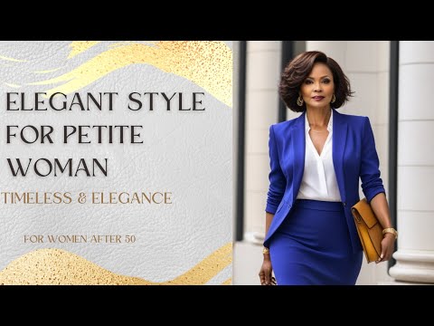 How to Dress if You're Petite |Perfect looks for short and Natural waist for Woman over 50