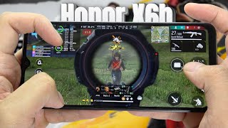 Honor X6b test game Free Fire | Helio G85