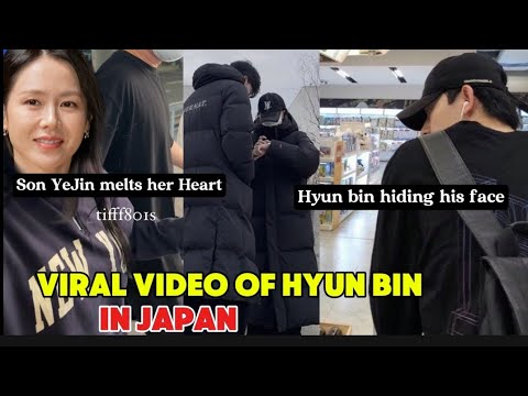 HYUN BIN HIDING HIS FACE WHEN CAMERA MAN CAPTURED VIDEO OF HIM IN JAPAN!