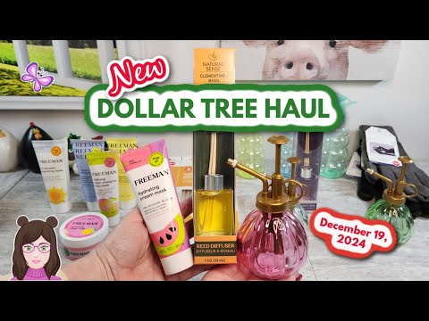 New DOLLAR TREE HAUL!  Fun Finds!! December 19, 2024