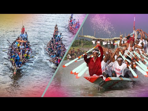 গ্রামের ঐতিহ্যবাহী নৌকা বাইচ | নৌকা ভ্রমন | নৌকা বাইচ প্রতিযোগিতা ! | Boat Race | Nouka Baich