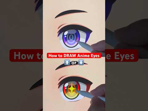 NEW 💛How to COLOUR ANIME Eyes Easy #howtodraw #digitalart #drawing