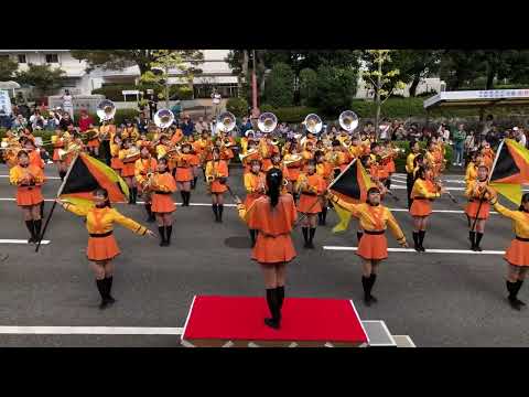 Kyoto Tachibana High School band - Marching Carnival in Beppu 2023 Opening performance