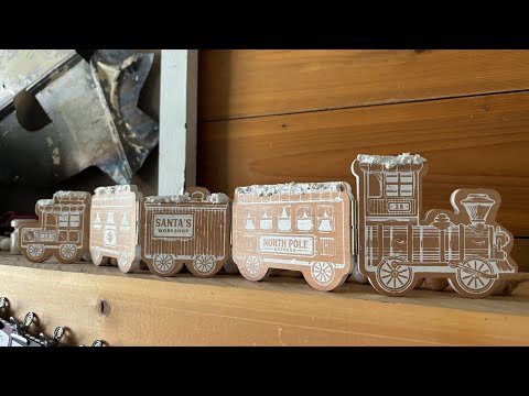 Gingerbread Train DIY