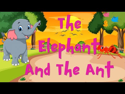 The Elephant🐘 And The Ant🐜 @reebcreations 💞 #cartoon #trending #kidscontent #viralvideo #youtube