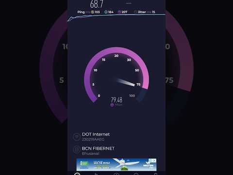 Dot Internet 890 Taka Pack Speed Test USA Server