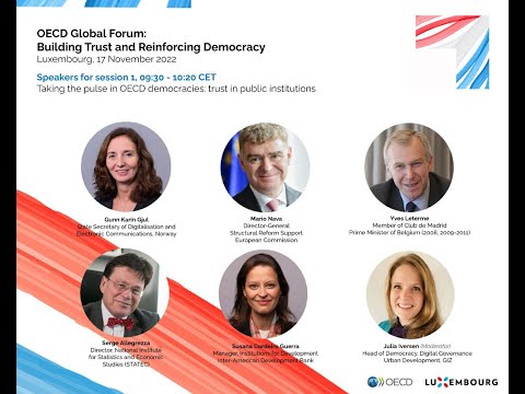 [VO]: Plenary Session 1: Taking the pulse in OECD democracies: Trust in public institutions