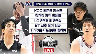 [KBL 루머&팩트] KCC 최준용 리스크ㅣ정관장 라렌 딜레마ㅣLG 8연패 뒤 8연승ㅣKT 허훈 복귀 임박현대모비스 경이로운 함던컨ㅣ삼성 코번 복귀