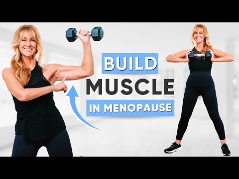 30 Minute Full Body Dumbbell Strength Workout [Menopause Muscle Workout]