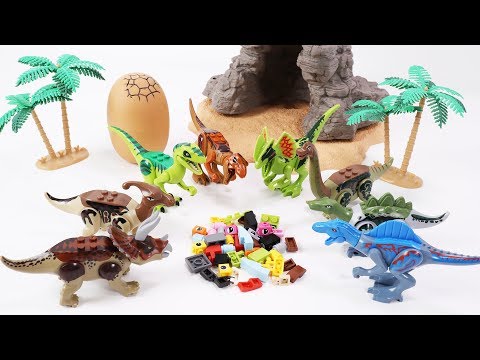 Dinosaurs Block Building 12Types Funny Animals Blocks - Dinosaur Block Toys