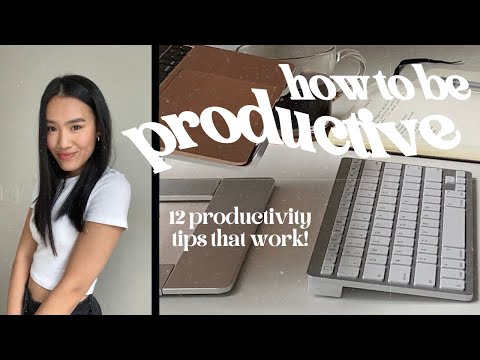 how to be productive when you're feeling unmotivated | 12 productivity + self care tips that work!