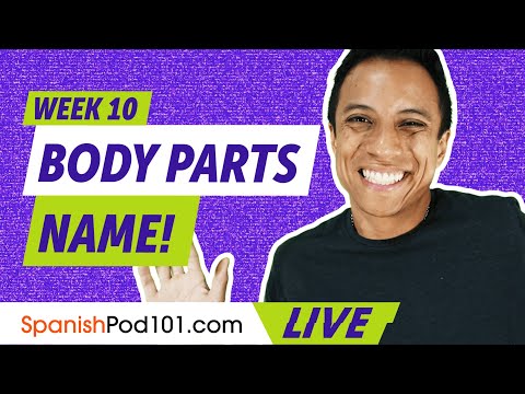 Talking About Your Body in Spanish | Learn Spanish Vocabulary (Week 10)