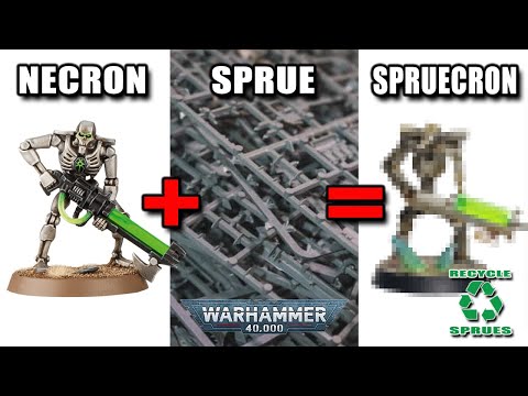 Turn Warhammer 40k Sprues into a SPRUECRON Army