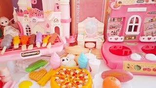 satisfying  Unboxing [ Disney Hello kitty mini plastic  kitchen playset ] ✨💝