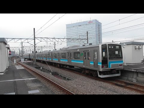 【南武線】車両走行シーン　近場でENJOY！〜南武線・鶴見線〜FV-E991　HYBARI＆相模線205系500番台　武蔵中原駅車両展示会　2022.11.26